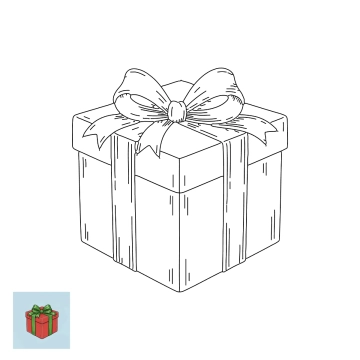 Free Basic Christmas Coloring Page Template to Edit Online