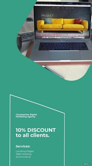 Free Digital Marketing Agency Snapchat Geofilter Template to Edit Online