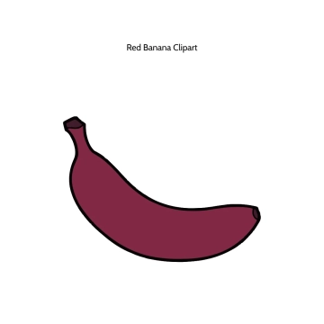 Free Red Banana Vector Clipart (PNG, SVG) to Edit Online