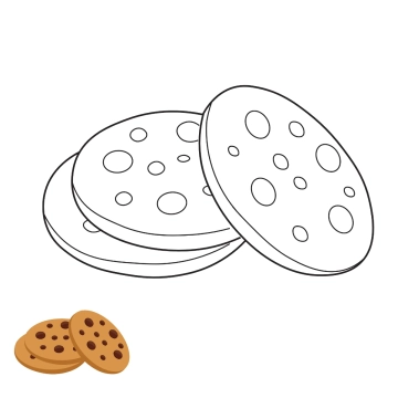 Free Cookie Fun Christmas Coloring Page Template to Edit Online