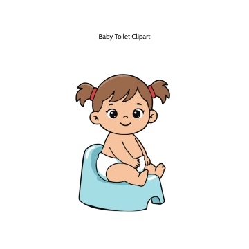 Free Baby Toilet Vector Clipart (PNG, SVG) to Edit Online