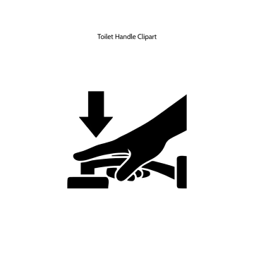 Free Toilet Handle Vector Clipart (PNG, SVG) to Edit Online