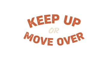 Free Keep Up or Move Over Bumper Sticker to Edit Online
