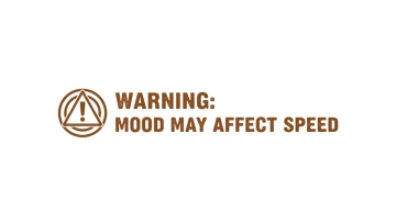 Free WARNING: Mood May Affect Speed Bumper Sticker to Edit Online
