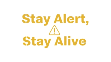 Free Stay Alert, Stay Alive Bumper Sticker to Edit Online