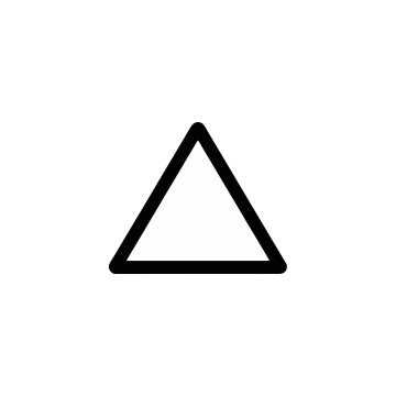 Triangle Outline Shape to Download