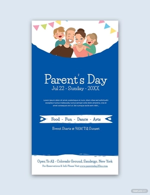 Parent's Day Snapchat Geofilter Template