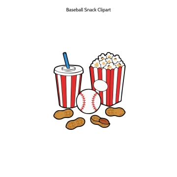 Free Baseball Snack Vector Clipart (PNG, SVG) to Edit Online