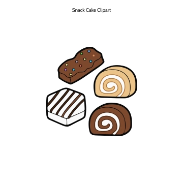 Free Snack Cake Vector Clipart (PNG, SVG) to Edit Online