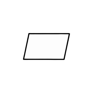 Free Parallelogram Outline Shape to Edit Online