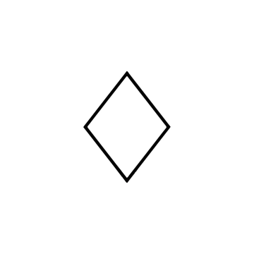 Free Rhombus Outline Shape to Edit Online