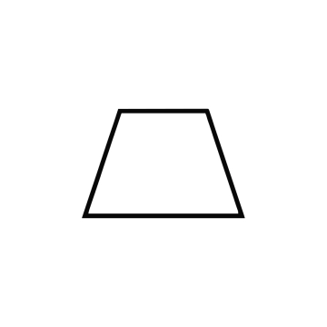 Free Trapezoid Outline Shape to Edit Online