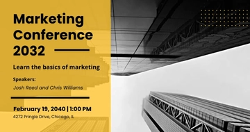 Free Marketing Event Facebook Post Template to Edit Online