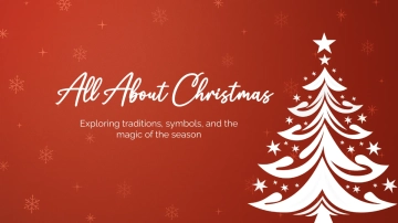 Free All About Christmas Presentation Template to Edit Online