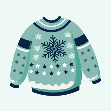 Free Winter Ugly Sweater Clipart Template to Edit Online