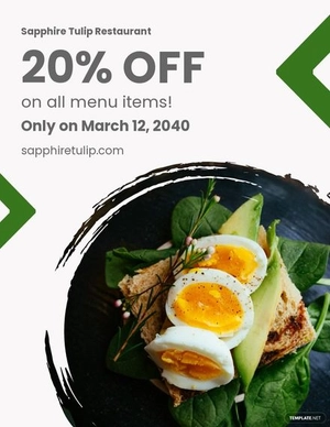 Restaurant Marketing Flyer Template