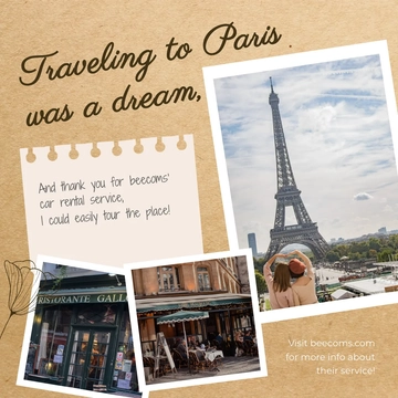 Free Travel Influencer Instagram Post Template to Edit Online