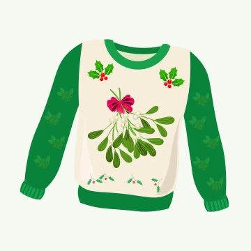 Free Berry Ugly Sweater Clipart Template to Edit Online
