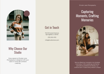 Free Realistic A3 Brochure Template to Edit Online