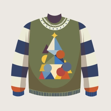 Free Modern Ugly Sweater Clipart Template to Edit Online