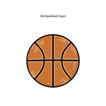 Free Old Basketball Vector Clipart (PNG, SVG) to Edit Online