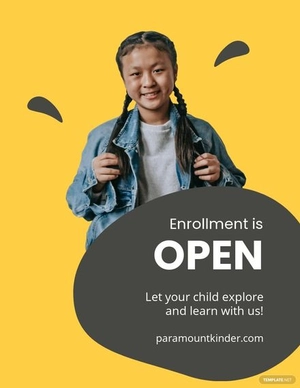 School Marketing Flyer Template
