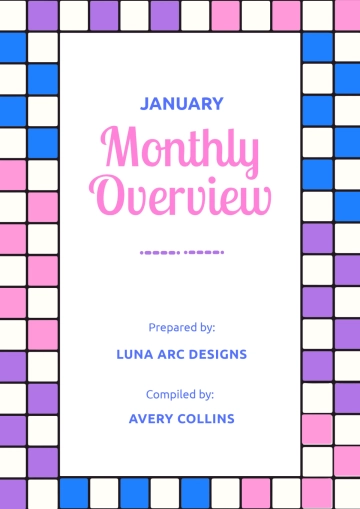 Free Colorful January Template to Edit Online