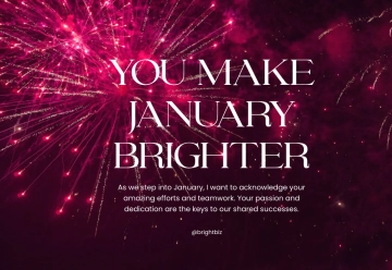 Free January Card Template to Edit Online