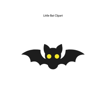Free Little Bat Vector Clipart (PNG, SVG) to Edit Online