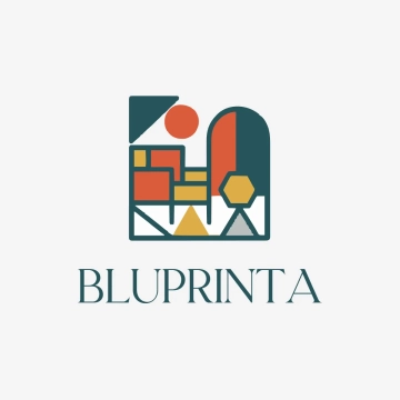 Free Interior Design Blueprint Logo to Edit Online