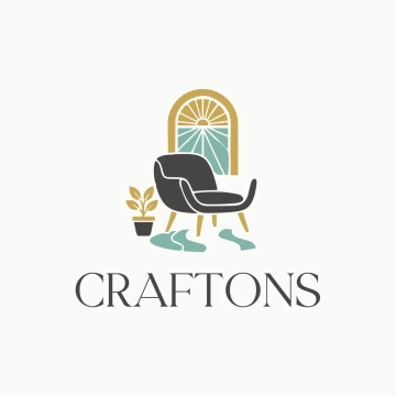 Free Crafted Interior Design Logo to Edit Online