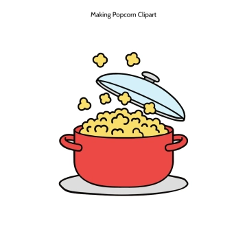Free Making Popcorn Vector Clipart (PNG, SVG) to Edit Online