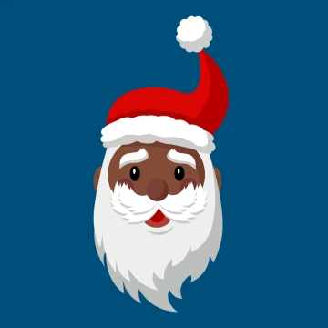 Free Black Santa Clipart Templates to Edit Online