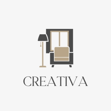 Free Creative Space Interior Design Logo to Edit Online