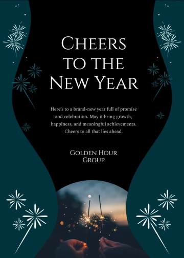 Free Cheers to 2026 Template to Edit Online