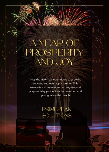 Free Prosperous New Year 2026 Template to Edit Online
