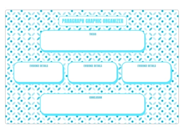 Free Paragraph Graphic Organizer to Edit Online