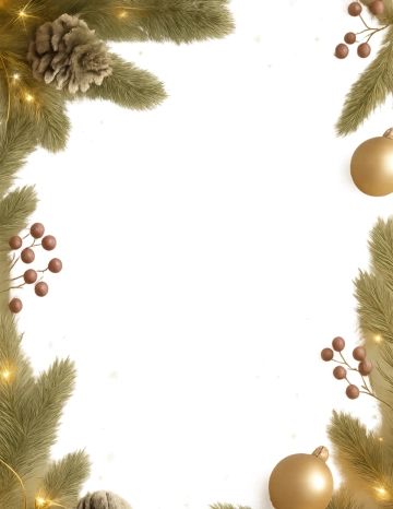 Free Christmas Flyer Border Template to Edit Online