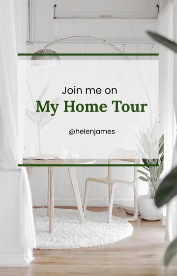 Free Home Tour IGTV Cover Template to Edit Online