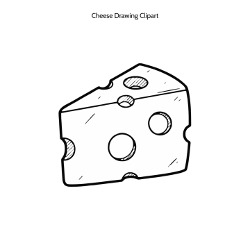 Free Cheese Drawing Vector Clipart (PNG, SVG) to Edit Online