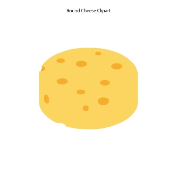 Free Round Cheese Vector Clipart (PNG, SVG) to Edit Online