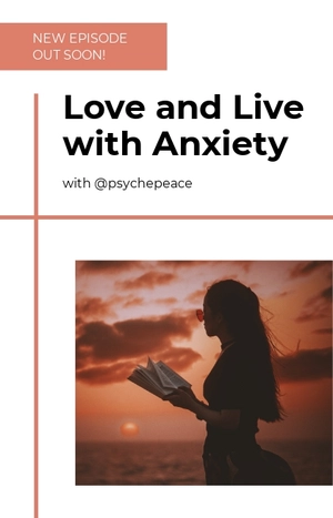 Free New Episode Announcement IGTV Cover Template to Edit Online