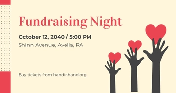 Free Charity Event Facebook Post Template to Edit Online