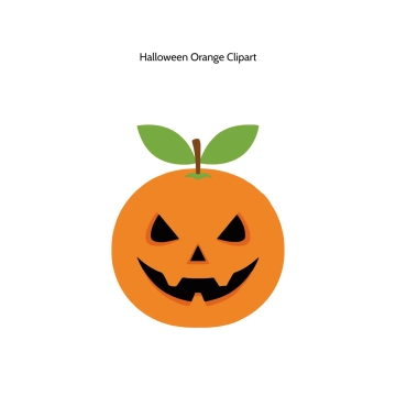 Free Halloween Orange Vector Clipart (PNG, SVG) to Edit Online
