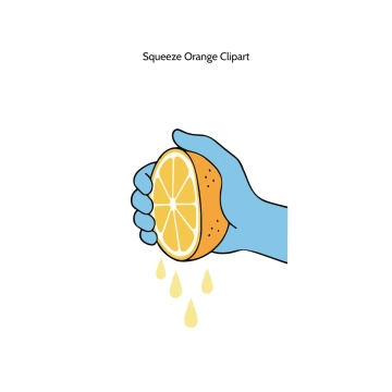 Free Squeeze Orange Vector Clipart (PNG, SVG) to Edit Online