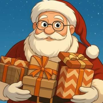 Free Santa Christmas Photo to Cartoon to Edit Online