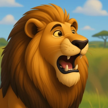 Free Lion Dreamworks Photo to Cartoon to Edit Online