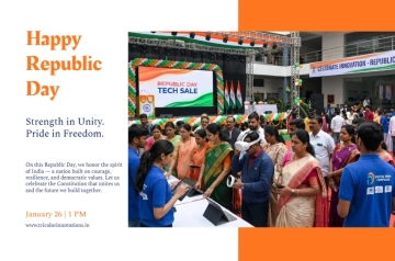 Free India Republic Day Campaign Banner Template to Edit Online