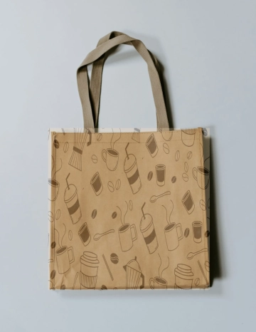 Free Modern Shopping Tote Bag Mockup Template to Edit Online