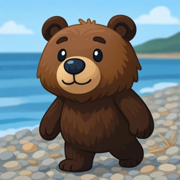 Free Bear Animal Crossing Photo to Cartoon to Edit Online